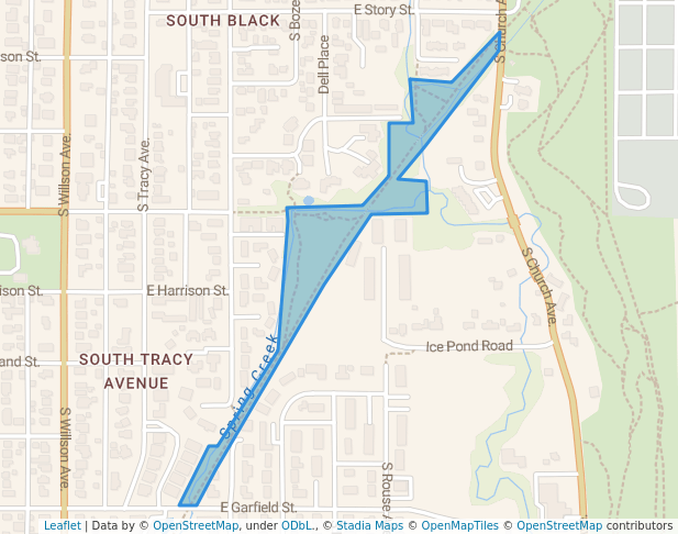 walking in Gallagator Linear Park map in Bozeman