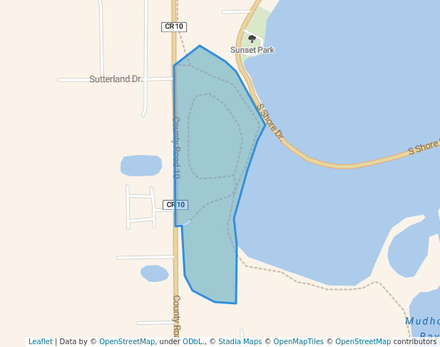 walking in Olson Park map in Worthington