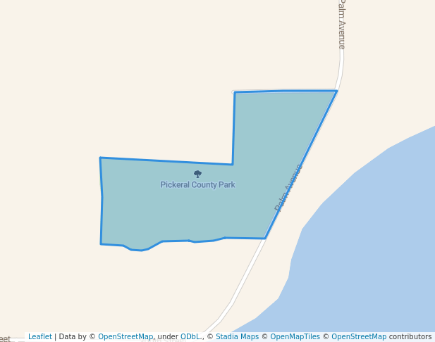 walking in Pickeral County Park map in Worthington