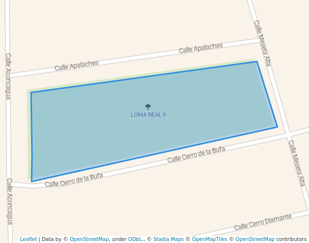 walking in LOMA REAL II map in Torreón