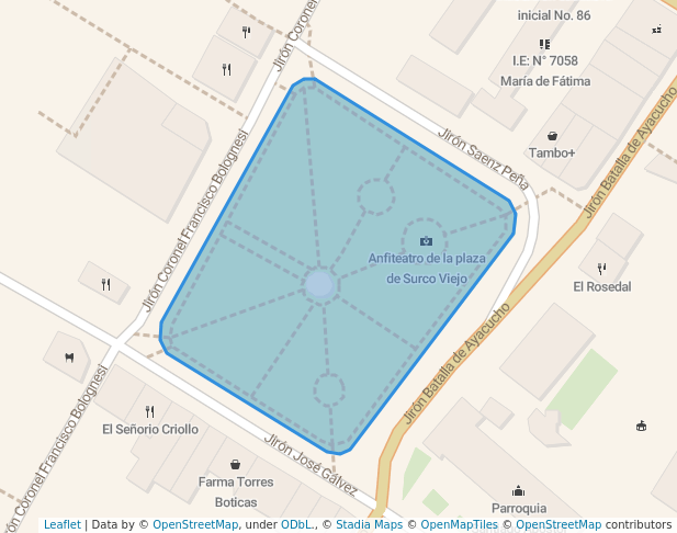 Plaza de Armas de Santiago de Surco