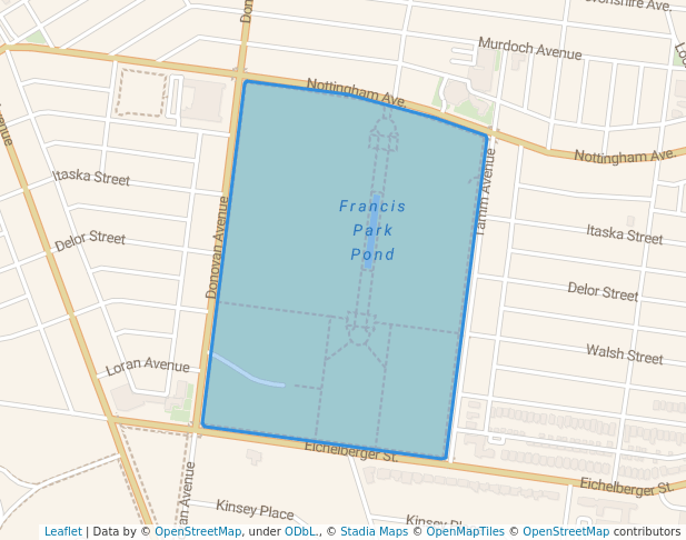 David R. Francis Park in St. Louis | Map and Routes