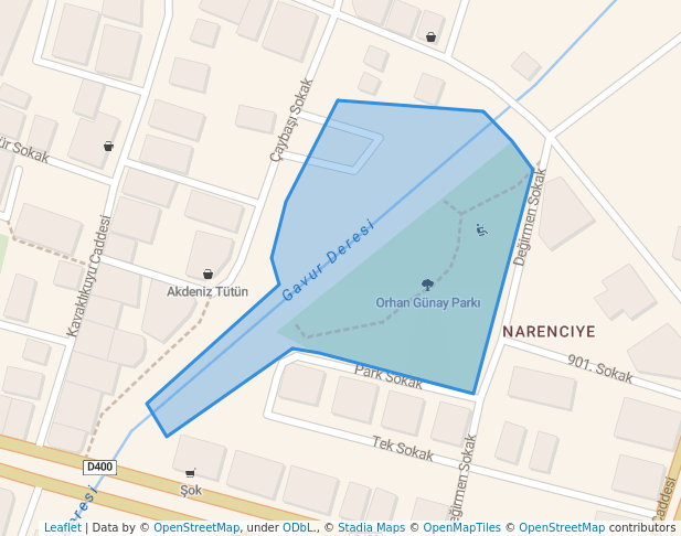 Orhan Günay Parkı in Kumluca | Map and Routes