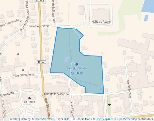 Parc du château du Rozier