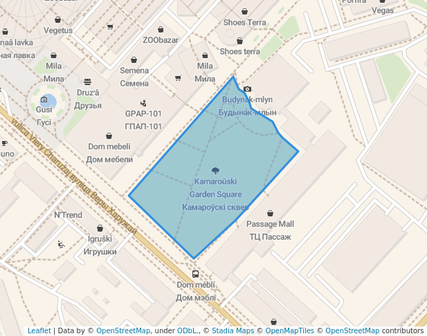 Kamaroŭski Garden Square