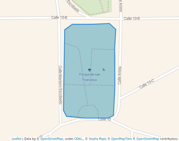 Parque de san Francisco