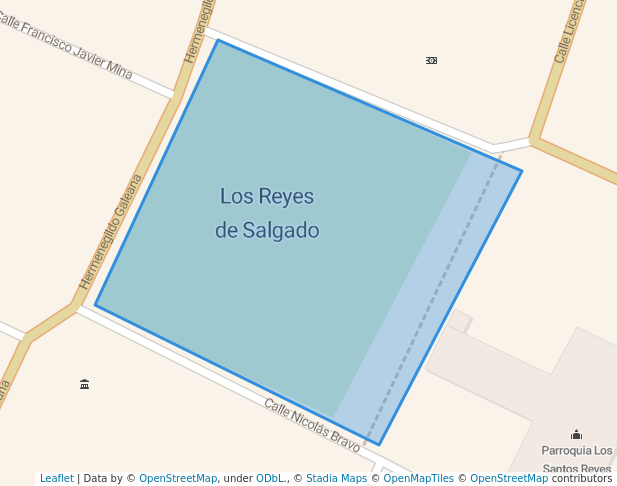 Plaza principal Los Reyes