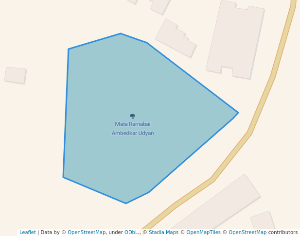 walking in Mata Ramabai Ambedkar Udyan map in Kalyan