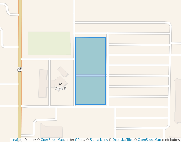 walking in Walmart Picnic Area map in Grove
