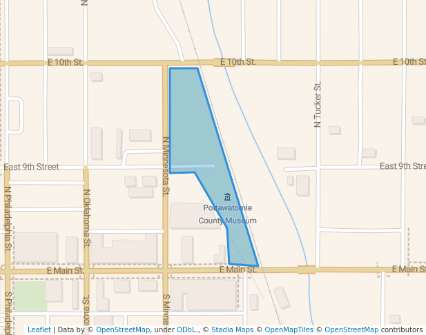 Pottawatomie County Museum and Sante Fe Depot Park