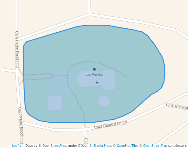 walking in Las Peñitas map in Apaseo el Alto