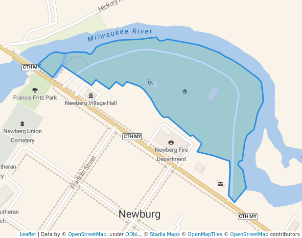 walking in Newberg Fireman's Park map in Newburg