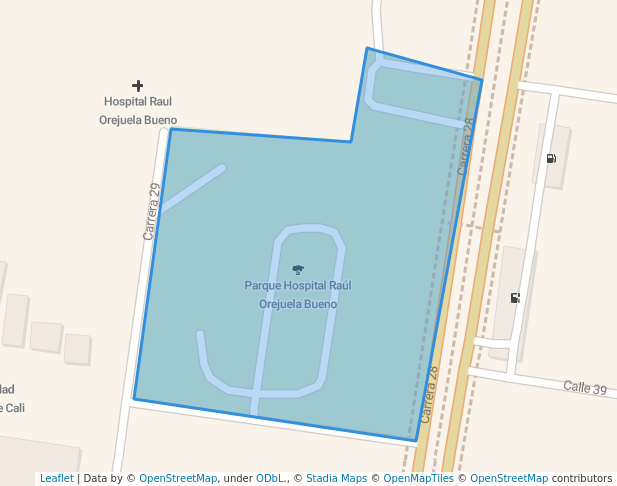 Parque Hospital Raúl Orejuela Bueno