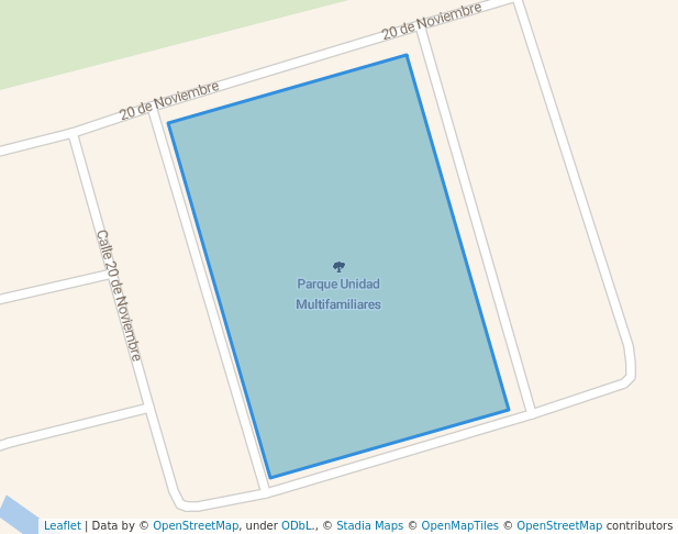 walking in Parque Unidad Multifamiliares map in Ciudad Sahagún