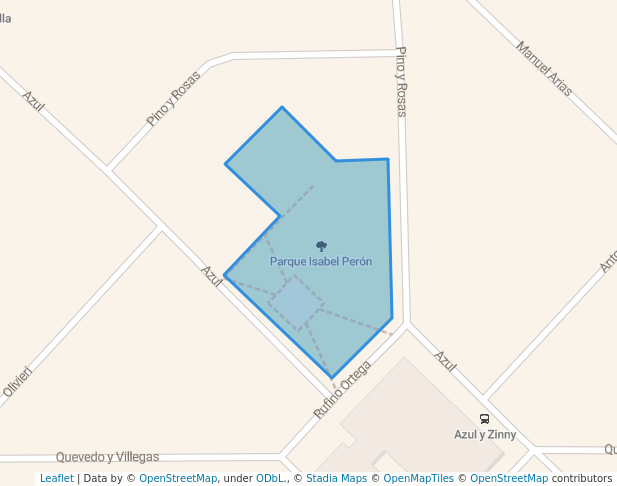 Parque Isabel Perón in González Catán | Map and Routes