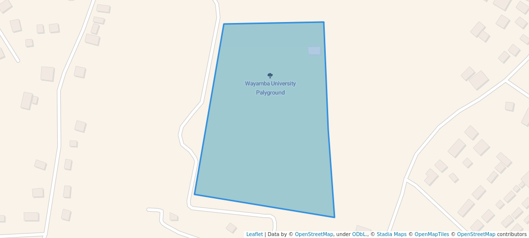 walking in Wayamba University Palyground map in West