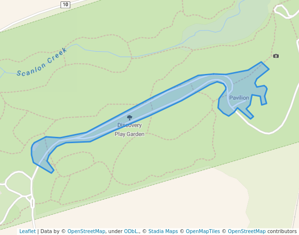 walking in Discovery Play Garden map in Bradford West Gwillimbury