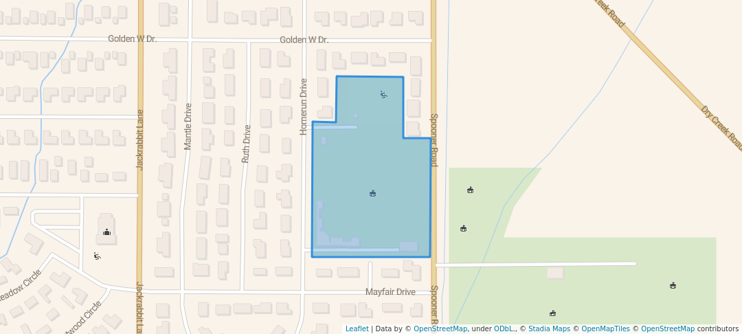 walking in Kiwanis Park map in Belgrade