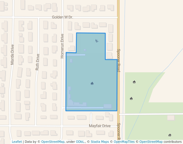 walking in Kiwanis Park map in Belgrade