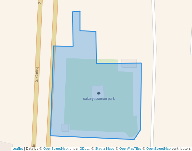 walking in sakarya zaman park map in Sakarya