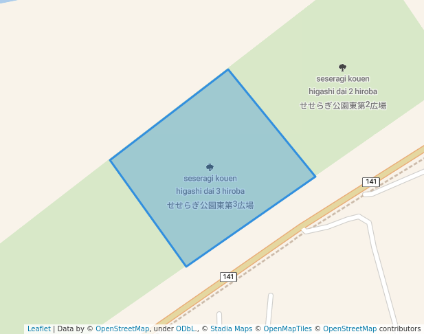 せせらぎ公園東第3広場