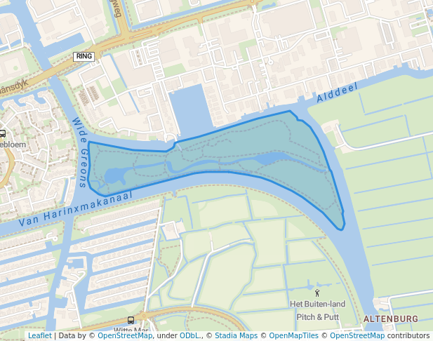walking in Froskepôlle map in Leeuwarden