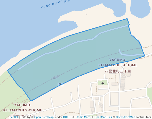 淀川河川公園 八雲地区