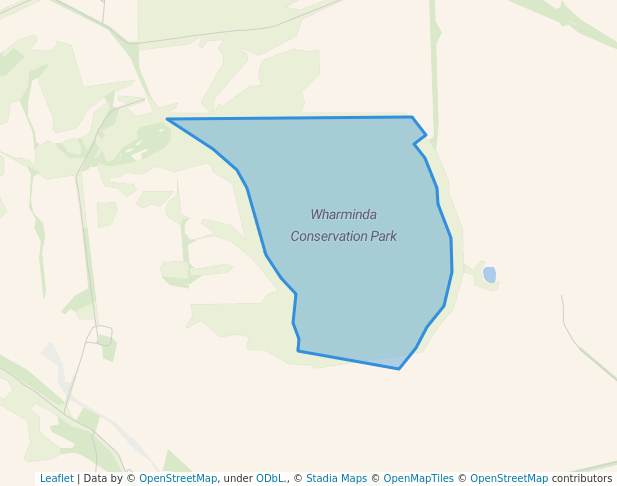 walking in Wharminda Conservation Park map in Hincks