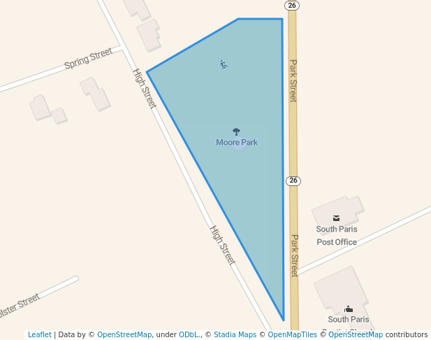 walking in Moore Park map in Paris