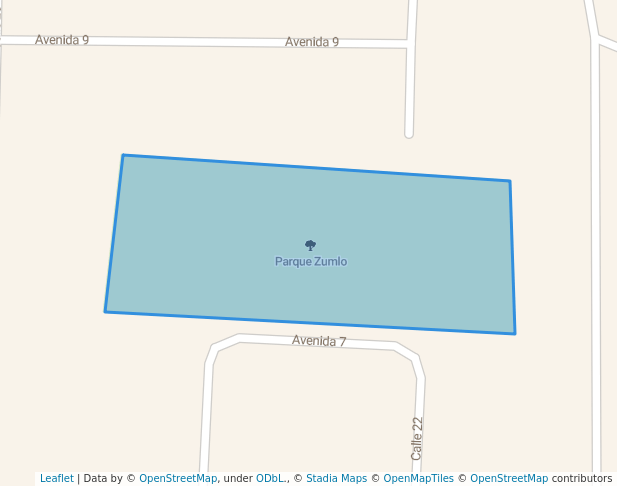 walking in Parque Zumlo map in Heredia