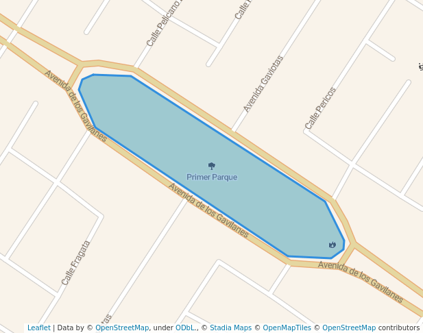 walking in Primer Parque map in Playa del Carmen