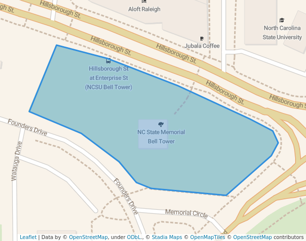 NC State Memorial Bell Tower