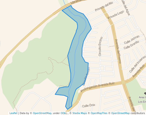 walking in Etapa 2, Parque ecologico Cañon de Doña Petra map in Ensenada