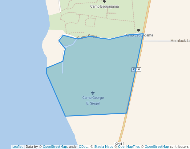 walking in Camp George E. Siegel map in Gilbert