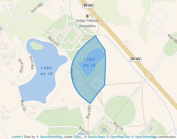 walking in Parque do Instituto de Biologia map in Seropédica