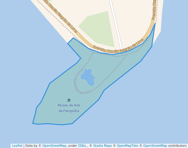 Praça do Museu de Artes da Pampulha