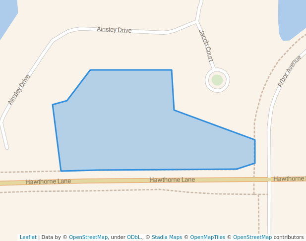 walking in Mill Creek Park map in West Chicago