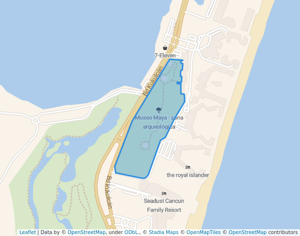 Museo Maya - zona arqueológica