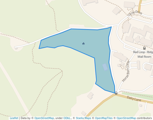 walking in Dairy Lane Park map in Athens