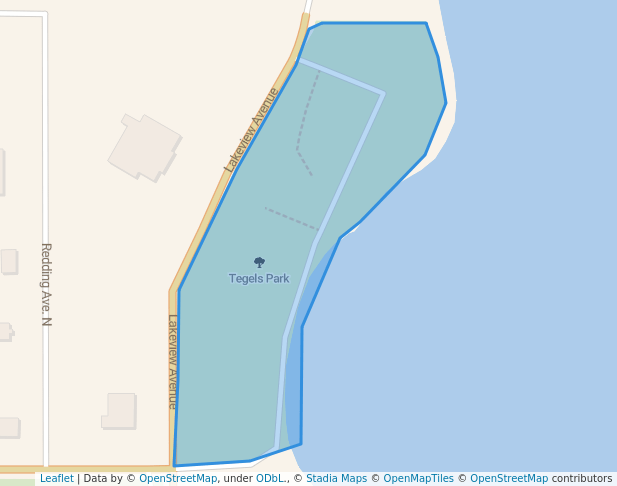 walking in Tegels Park map in Windom