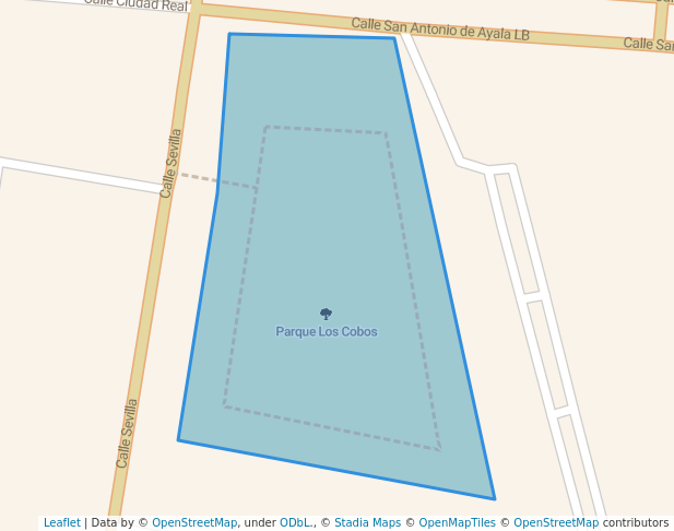 walking in Parque Los Cobos map in Irapuato