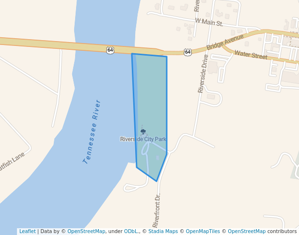 walking in Wayne Jerrolds River Park map in Savannah