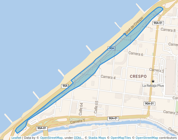 Parque Lineal Malecon de Crespo