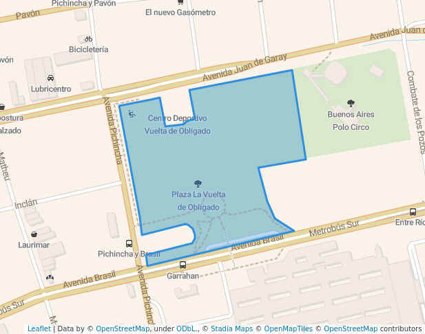 Plaza La Vuelta de Obligado