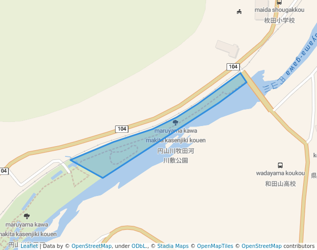 円山川牧田河川敷公園