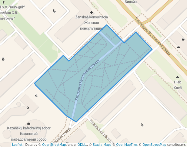 Сквер у Казанского собора