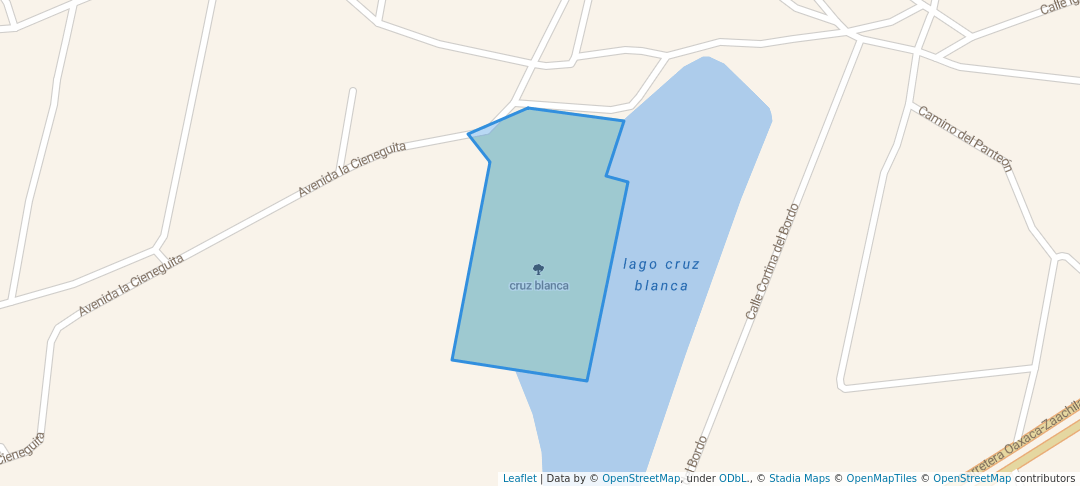 walking in cruz blanca map in Cruz Blanca