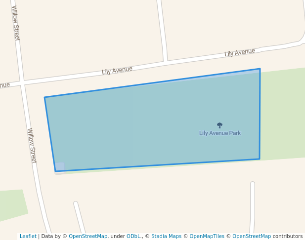 walking in Lily Avenue Park map in Lenasia