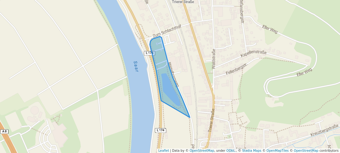 walking in Tierpark Merzig map in Merzig