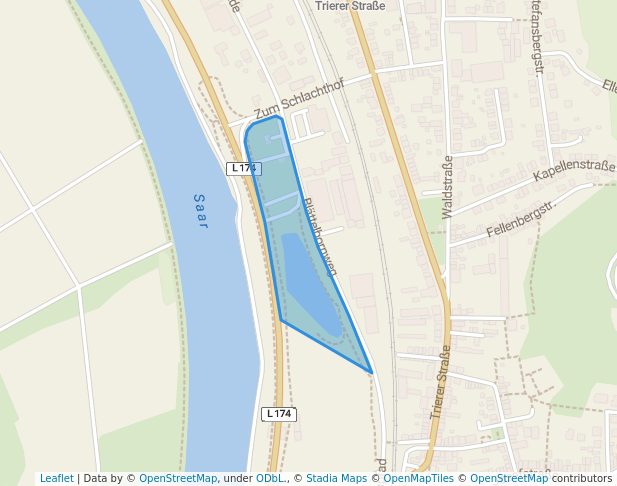 walking in Tierpark Merzig map in Merzig